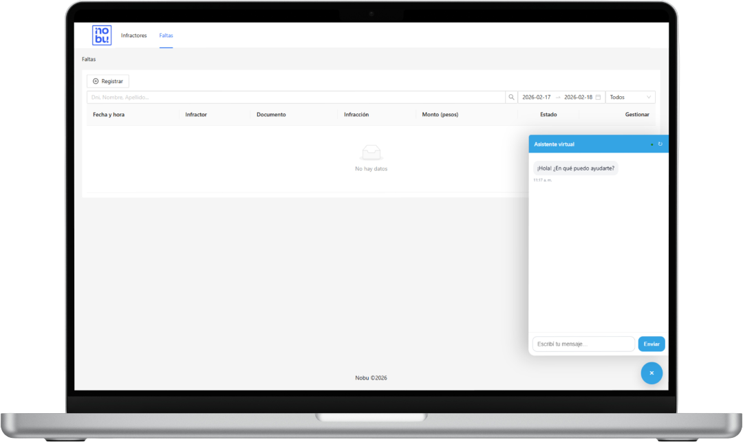 Chatbot de atencion para tus usuarios - Nobu