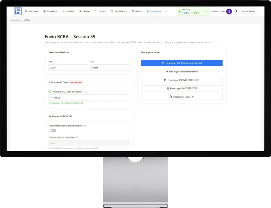 Compliance y cumplimiento - Financieras